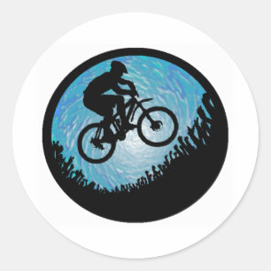 Sticker Rond Vélo grand ouvert
