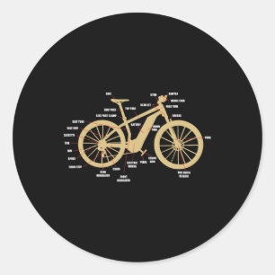 Sticker Rond Vélo Pedelec pour cyclistes Pièces de vélo électri