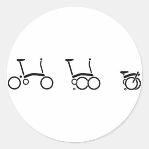Sticker Rond Vélo pliant Brompton