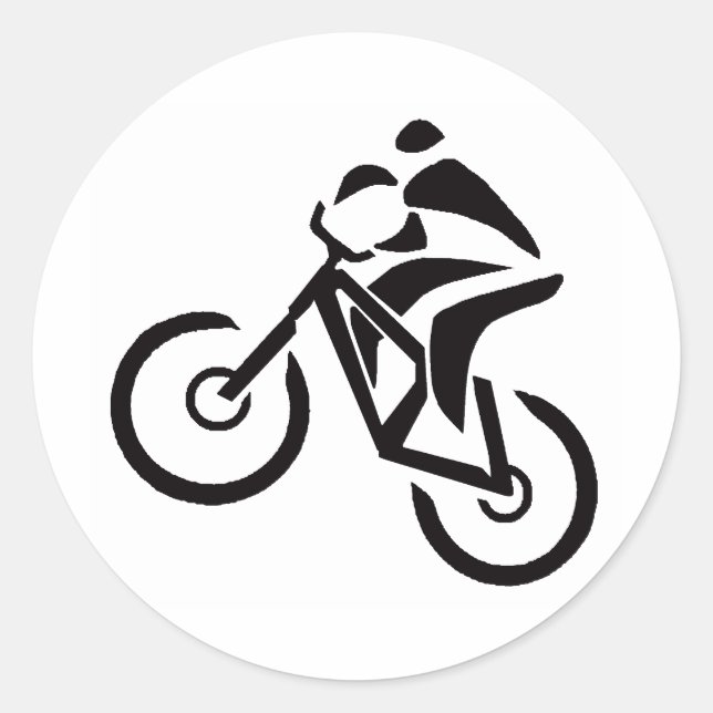 Sticker Rond Vélo Près De La Patagonie (Devant)