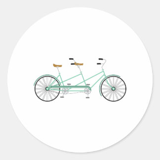 Sticker Rond Vélo Tandem