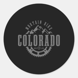 Sticker Rond Vélo tout terrain Colorado Mtb VTT Descente Cyclis