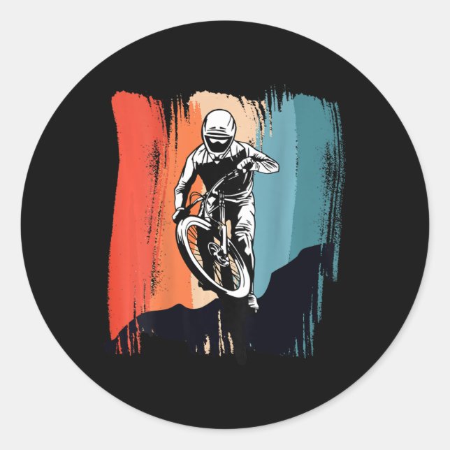 Sticker Rond Vélo tout terrain - Vtt _2  (Devant)