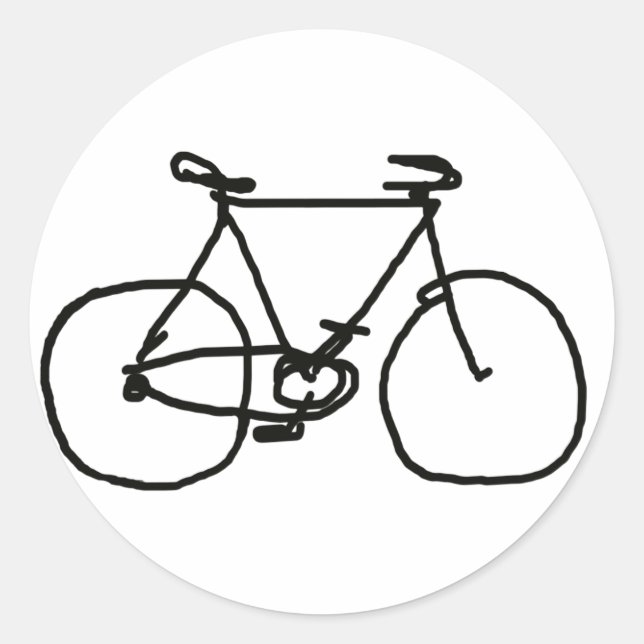 Sticker Rond vélo, vélo ; vélo / vélo (Devant)