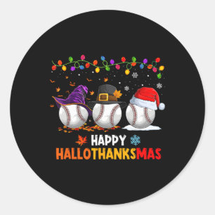 Sticker Rond Vendez Halloween Thanksgiving Noël Hallothanksm