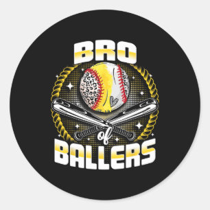 Sticker Rond Vendez Softll Bro des revendeurs Fête des Pères No