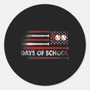 Sticker Rond Vendre 100 Jours D'École Vendre 100E Jour Enseigna