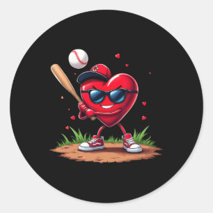 Sticker Rond Vendre Coeur Amusant Saint-Valentin Design Vendre