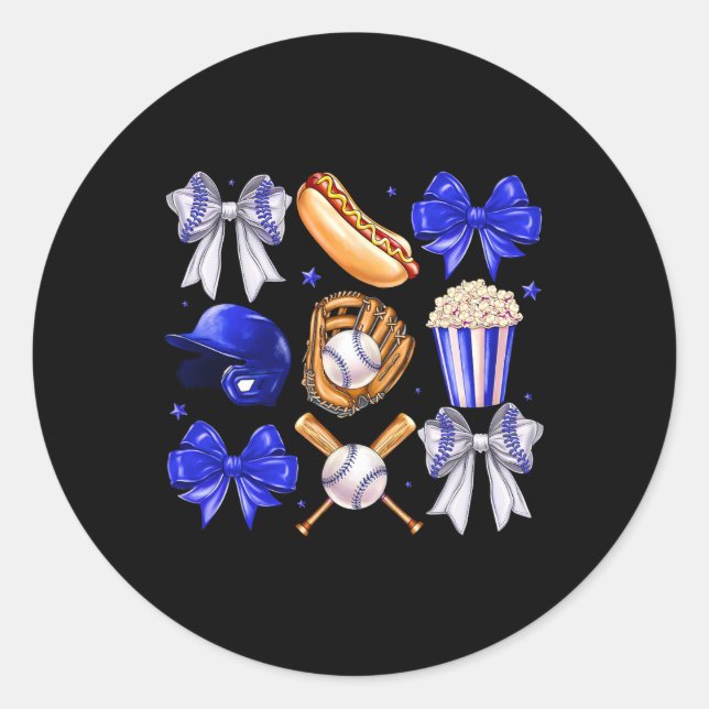 Sticker Rond Vendre Coquette Bow Vendre Mama Vendre Maman Mères (Devant)