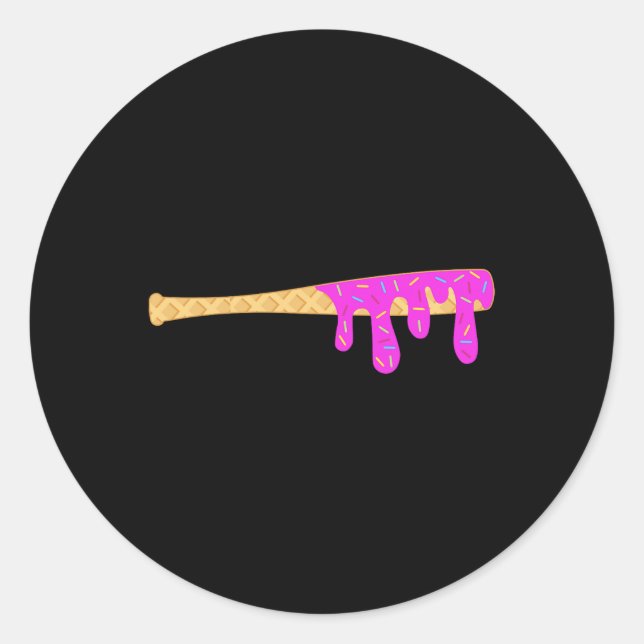 Sticker Rond Vendre De La Déchets Pour Les Garçons De La Crème  (Devant)