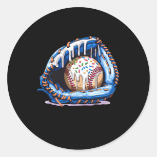 Sticker Rond Vendre Écran de crème glacée Vendre Gant 2