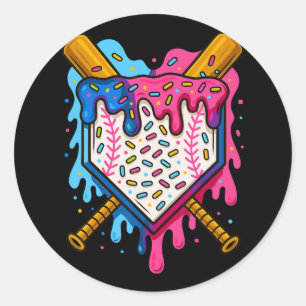 Sticker Rond Vendre Garçons Ice Cream Driam Vendre
