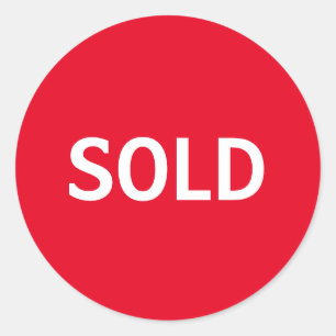 Sticker Rond Vendu