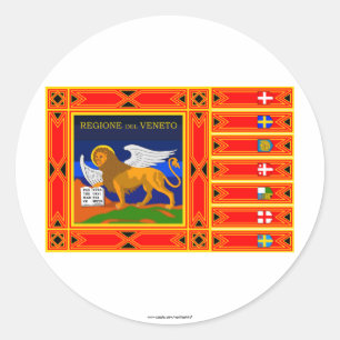 Sticker Rond Vénétie diminuent