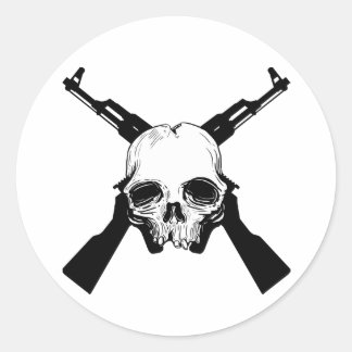 Sticker Rond Venez chercher Em