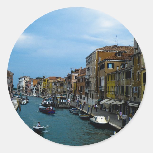 Sticker Rond Venise 2 (Devant)