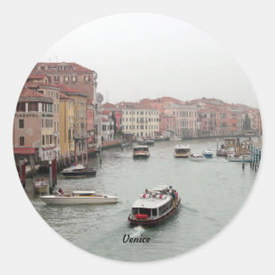 Sticker Rond Venise : Venise pittoresque