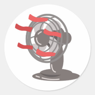 Sticker Rond Ventilateur de table