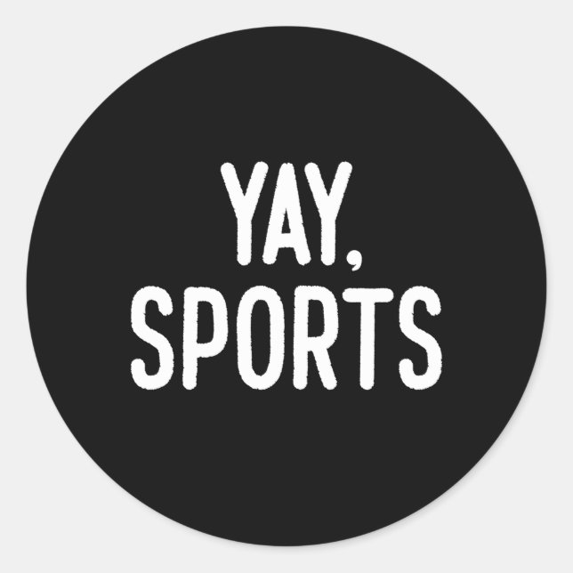 Sticker Rond Ventilateur non sportif Go Sports Yay Sports (Devant)