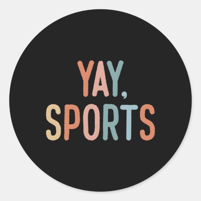 Sticker Rond Ventilateur non sportif Go Sports Yay Sports (Devant)