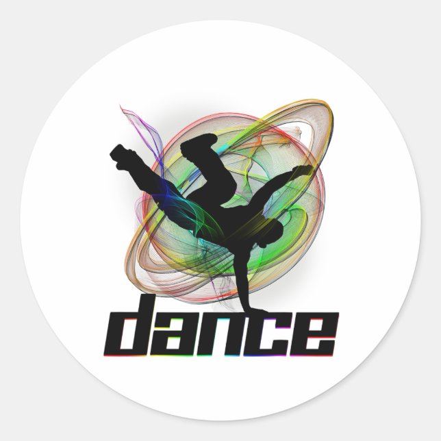 Sticker Rond Ventilation Street Dance Fast Movement Dancing Gi (Devant)