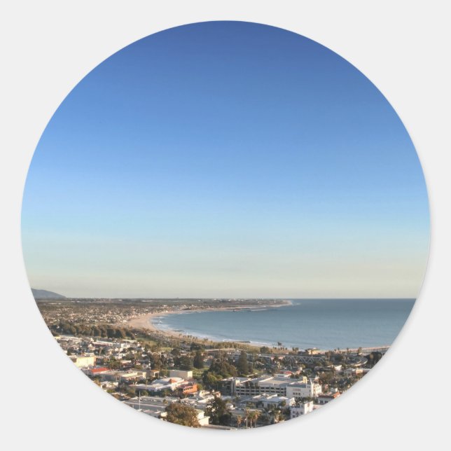Sticker Rond Ventura Skyline (Devant)