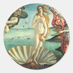 Sticker Rond Vénus Botticelli