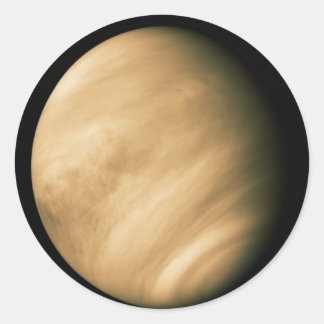 Sticker Rond VENUS par Mariner 10 photo vol de la NASA