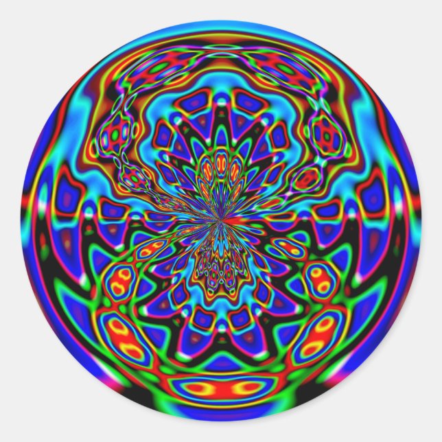 Sticker Rond Vénus Trap (Devant)