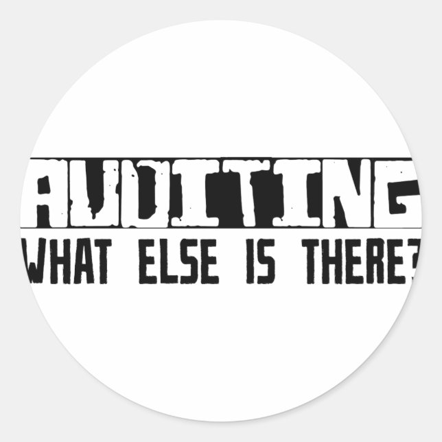 Sticker Rond Vérification De Quoi D'Autre Existe-T-Il ? (Devant)