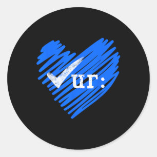 Sticker Rond Vérifiez votre sensibilisation au cancer colorecta