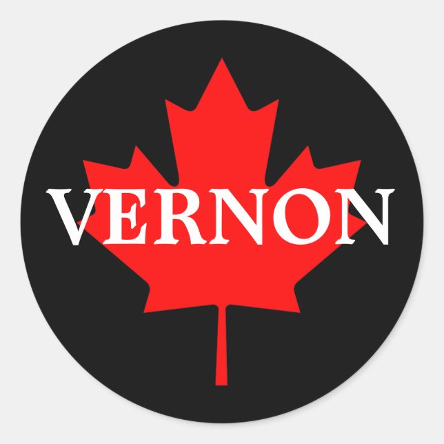 STICKER ROND VERNON (Devant)