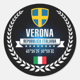 Sticker Rond Vérone