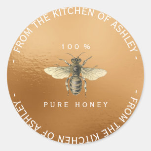 Sticker Rond Verre fait maison circulaire fait sur commande