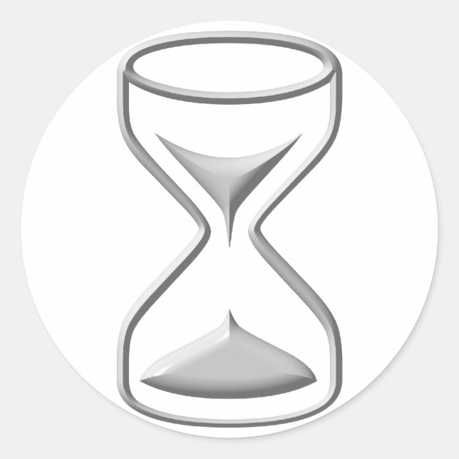 Sticker Rond Verre horaire / Timer (Devant)