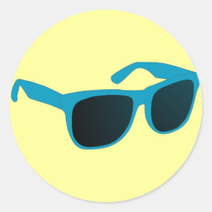 Sticker Rond verres de soleil