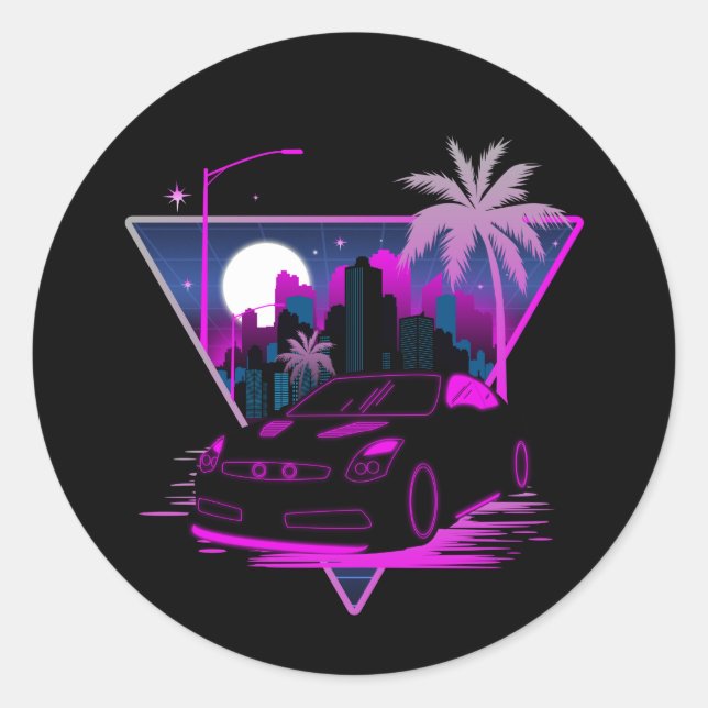 Sticker Rond Vers L'Avenir (Devant)