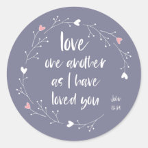 Verse biblique : Amour mutuel (+ coeurs)