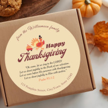 Verset de la Bible de Thanksgiving | Nom personnal