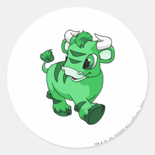 Sticker Rond Vert de milliers d'UCI