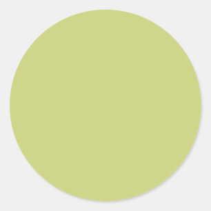 Sticker Rond Vert pomme gris (couleur solide)