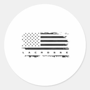 Sticker Rond Vêtements de crosse à drapeau américain - crosse 1