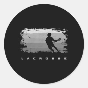 Sticker Rond Vêtements de crosse - Lacrosse 4