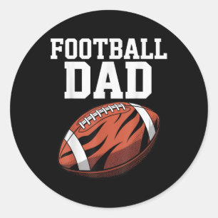 Sticker Rond Vêtements d'esprit de jour de match de football po
