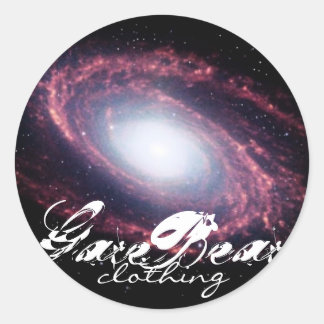 Sticker Rond Vêtements Galactiques GareBear