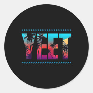 Sticker Rond Vêtements vintages Yeet Dit Pour Tous - Hommes Fem