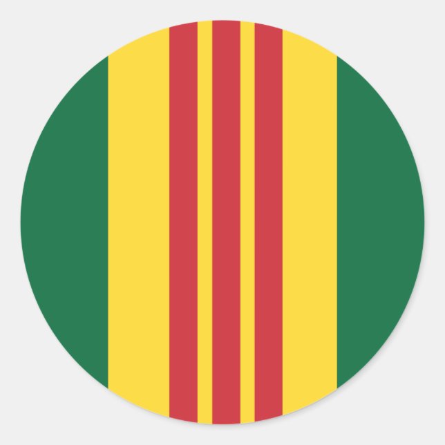 Sticker Rond Vétéran du Vietnam (Devant)