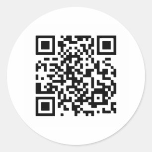 Sticker Rond Veux-Tu M'Épouser ? Code QR