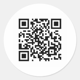 Sticker Rond Veux-Tu M'Épouser ? Code QR