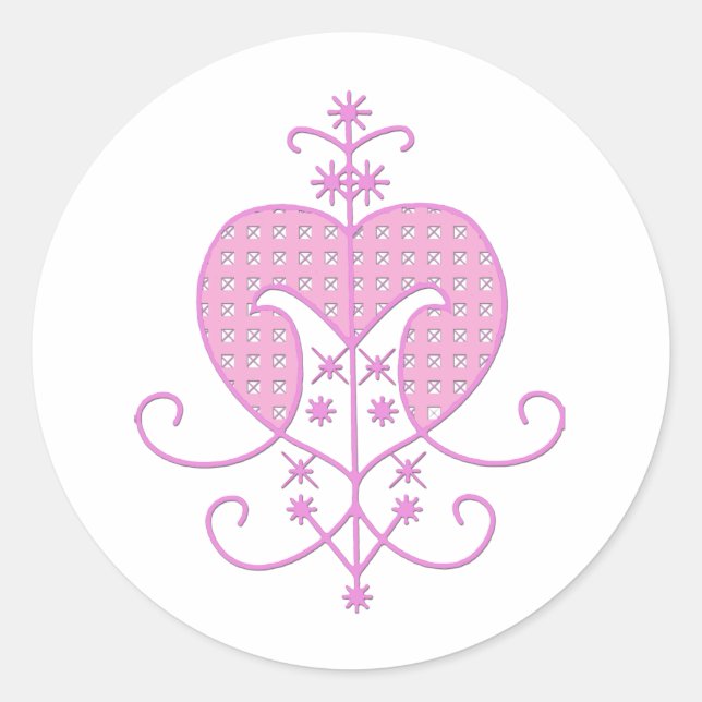 Sticker Rond Veve pour Erzulie Freda (Devant)